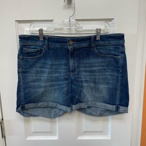 DL1961 Dark Blue Jean Shorts